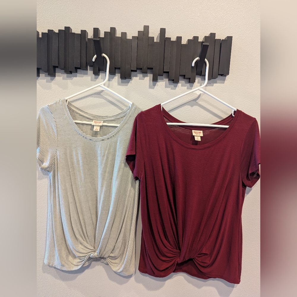 Mossimo Supply Co. Twist Front Shirts